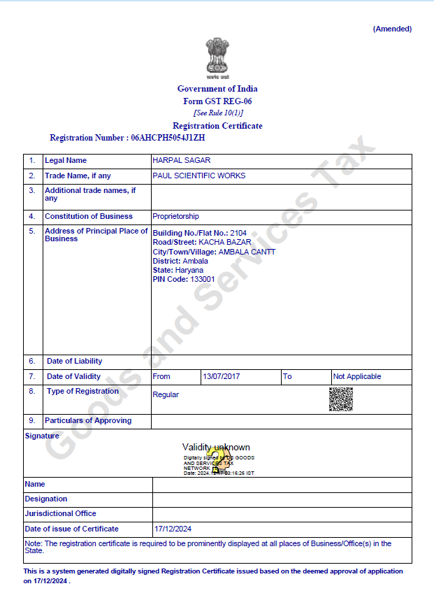 GST Registration